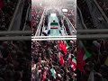 Coffin of Iran's Supreme Leader Ayatollah Khamenei paraded through Tehran