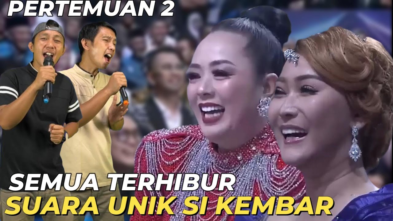 Viral!! Semua terhibur suara unik si kembar dengan lagu Pertemuan 2