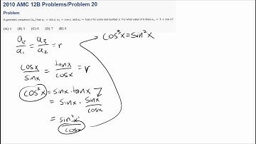 Geometric Sequences [AMC 12B 2010 #20]