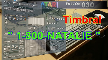 Atari Falcon 030, ACE-Tracker "1-800-NATALIE" by Timbral (Real Hardware!)