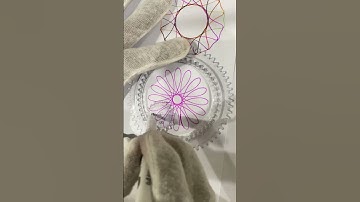 Spirograph Art draw ASMR Satisfying #shortvideo #ytshorts #shorts #satisfying