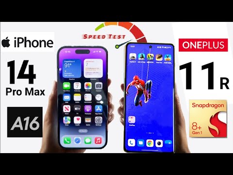 Oneplus 11r vs iPhone 14 Pro Max Speedtest 5 Heavy Games Comparison🔥🔥🔥 #oneplus11r