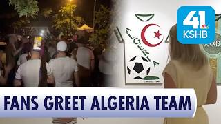 World Cup spirit fills Lawrence as fans greet Algeria’s national team