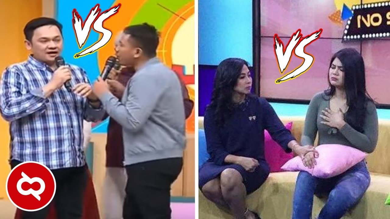 Kalian Gak Perlu Tiru Ini! 10 Perkelahian Artis Indonesia Saat Live Di Tv