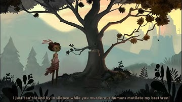Broken Age Walkthrough - Vella Story, Act 1, Part 7 - Shellmound & Talking Trees