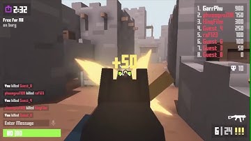 best submachine gun gameplay!!!{krunker.io}