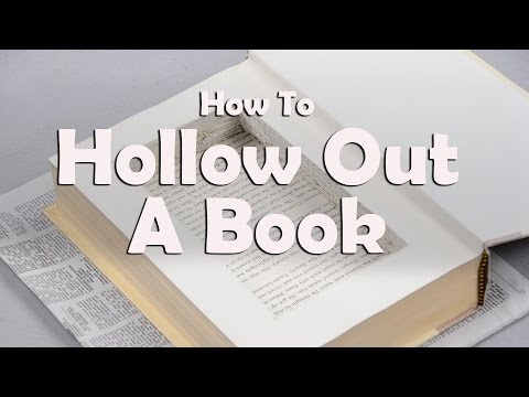 فيديو: كيف تصنع مخبأ في كتاب