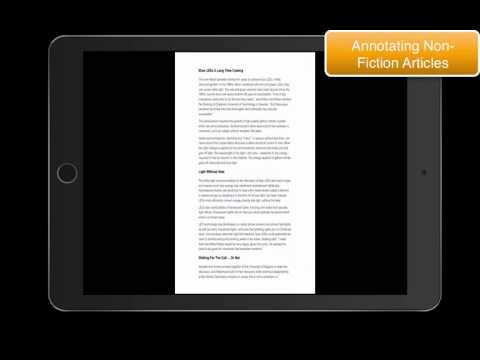 Annotating Non-Fiction Articles in MS