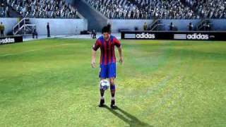 FIFA 10 JUGGLING SKILLS TUTORIAL WITH ZLATAN IBRAHIMOVIC (PS3)