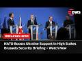 FULL PRESSER: NATO and Ukraine Hold Key Briefing in Brussels on War Support and Security | AC14