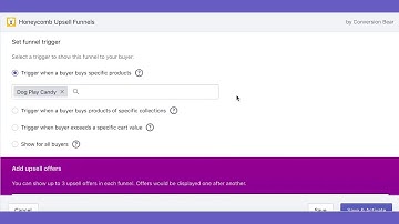 Setup Honeycomb Upsell Funnels | Step By Step Guide
