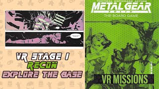VR Mission 1: Recon | Explore the Base | Shadow Moses Campaign Metal Gear Solid the Board Game