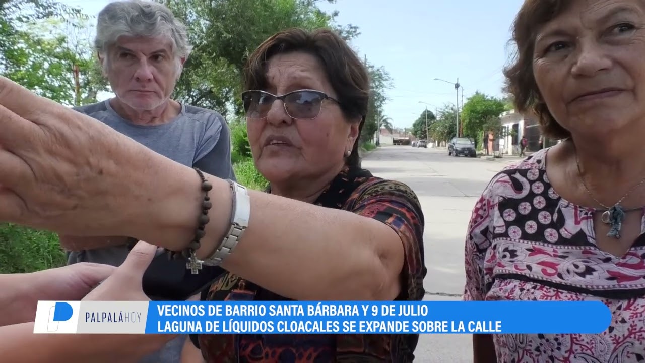 La angustia de vecinos que conviven entre los líquidos de las cloacas