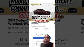 The Dark Side of Owning a Dodge Challenger SRT Hellcat 🚨#shortsvideo #dodgechallenger#hemi