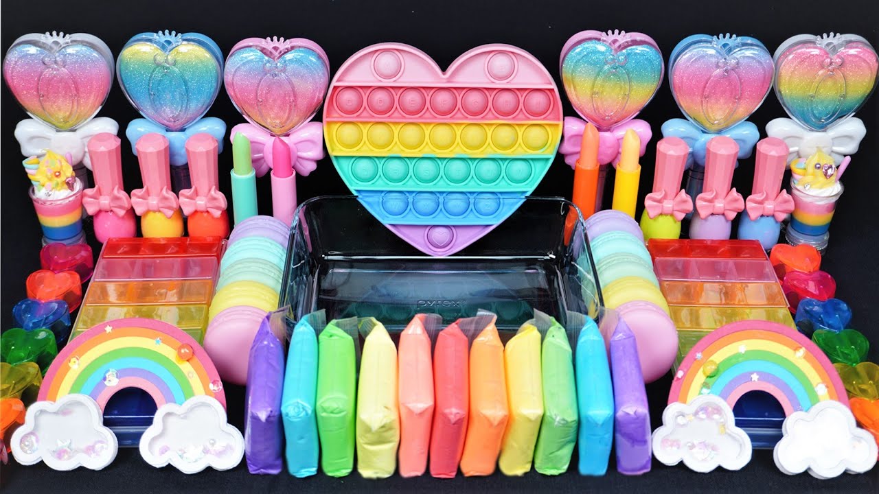 Самое приятное видео про красивых слаймов # ASMR # Slimes