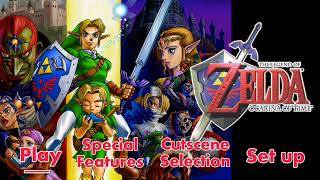 The Legend Of Zelda Ocarina Of Time Dvd Menu