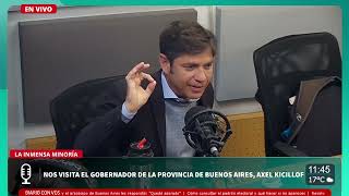 Axel Kicillof se mostró indignado por el escándalo de Insaurralde: "Esa foto no va en mi gobierno"