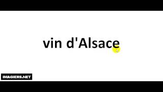Richtig Aussprechen #  vin d'Alsace