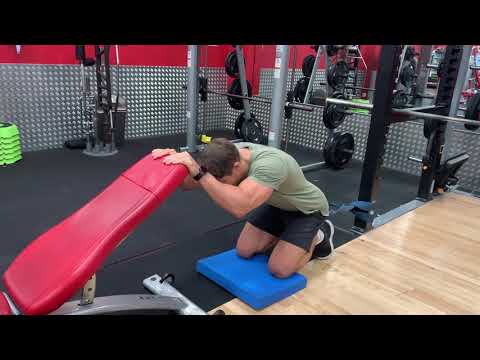 Supported Kneeling Hip Thrusts with Band