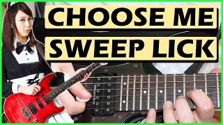 Kanami Tono Guitar Lick Lesson - BandMaid Choose Me Sweep Arpeggio