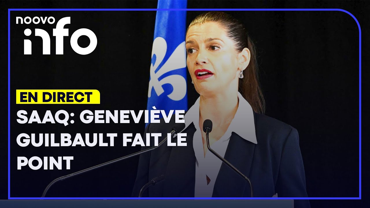 SAAQ | Geneviève Guilbault fait le point