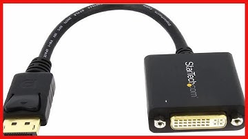 StarTech.com DisplayPort to DVI Adapter - DisplayPort to DVI-D Adapter Video Converter 1080p - HDP