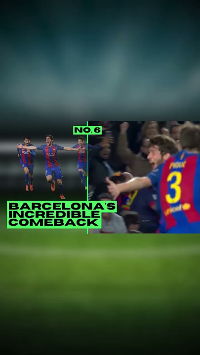 Barcelona's Impossible Comeback & Zidane's Controversial Exit #epicmoments #footballlegends
