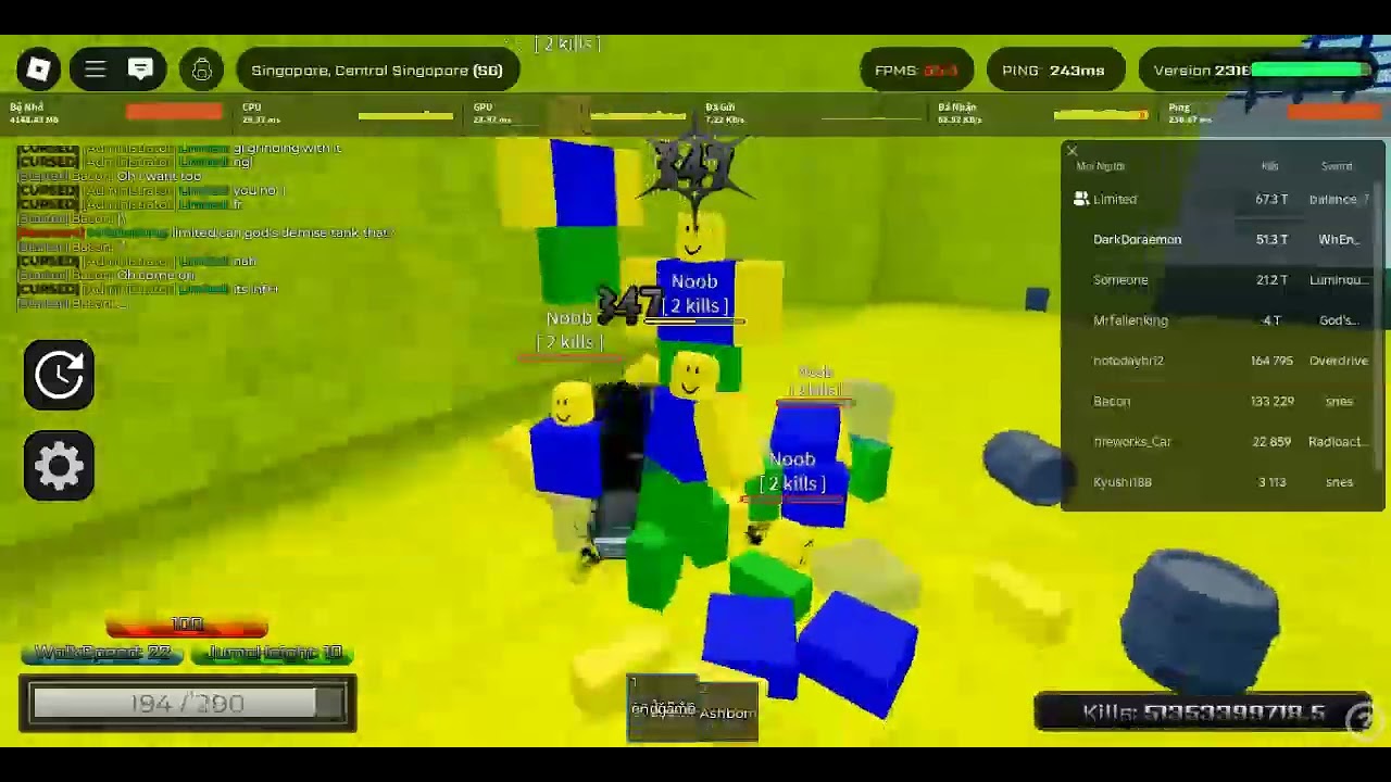 Guardian Of Reality + AshBorn {ADMIN SWORD} showcase in KSFU