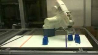 Robotic Manipulation Cup Stacking
