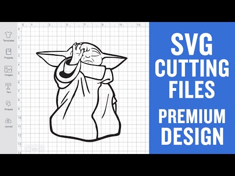 Baby Yoda Cricut Svg Cut Files for Silhouette Premium cut SVG