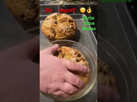 So moist this Irish Soda Bread?#irish#trending#youtubeshorts#food#video#chef#yummy#viral#cooking☘️