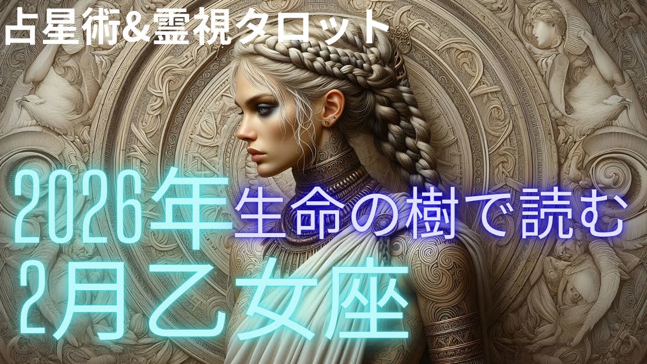 （霊視占星術タロット）乙女座2026年2月運勢どうなる⁉️土星の本番移動🔮カバラ生命の樹で潜在意識丸見え⭐️宇宙からの影響をリーディング