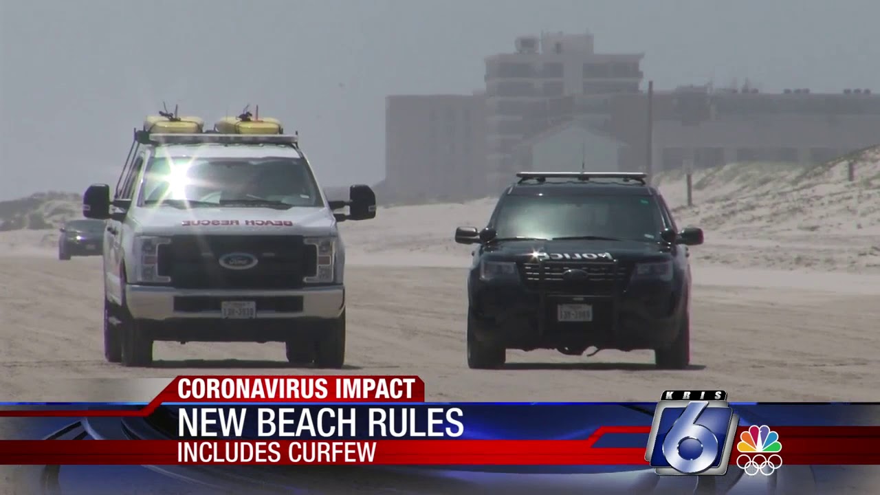 New beach rules including curfew and distance