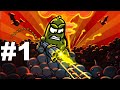 Огурец против Зомби - полное прохождение 1 эпизода - Cucumber vs Zombie - complete walkthrough