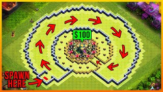First to Reach to THE END Gets $100!  Clash of Clans Challenge