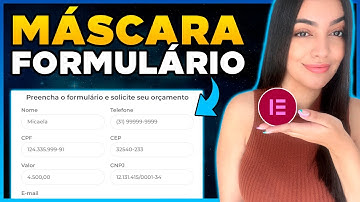 Como Colocar MÁSCARAS em Campos no Formulário do Elementor Pro [CPF, Telefone e etc]