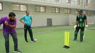Pakistan players take part in batting, bowling & fielding drills at ongoing NCA White-Ball Camp screenshot 1