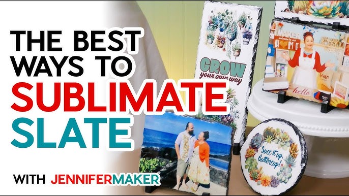 How To Sublimate Coasters: Cricut, Ceramic, MDF, & Neoprene Car Coasters -  Jennifer Maker