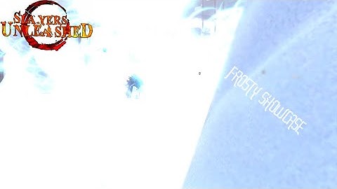 Frost Breathing Showcase in Slayers Unleashed!