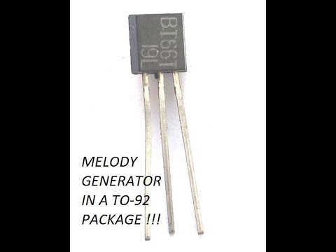 BT66T/UM66 Melody Generator IC #BT66 #UM66 #melody - YouTube