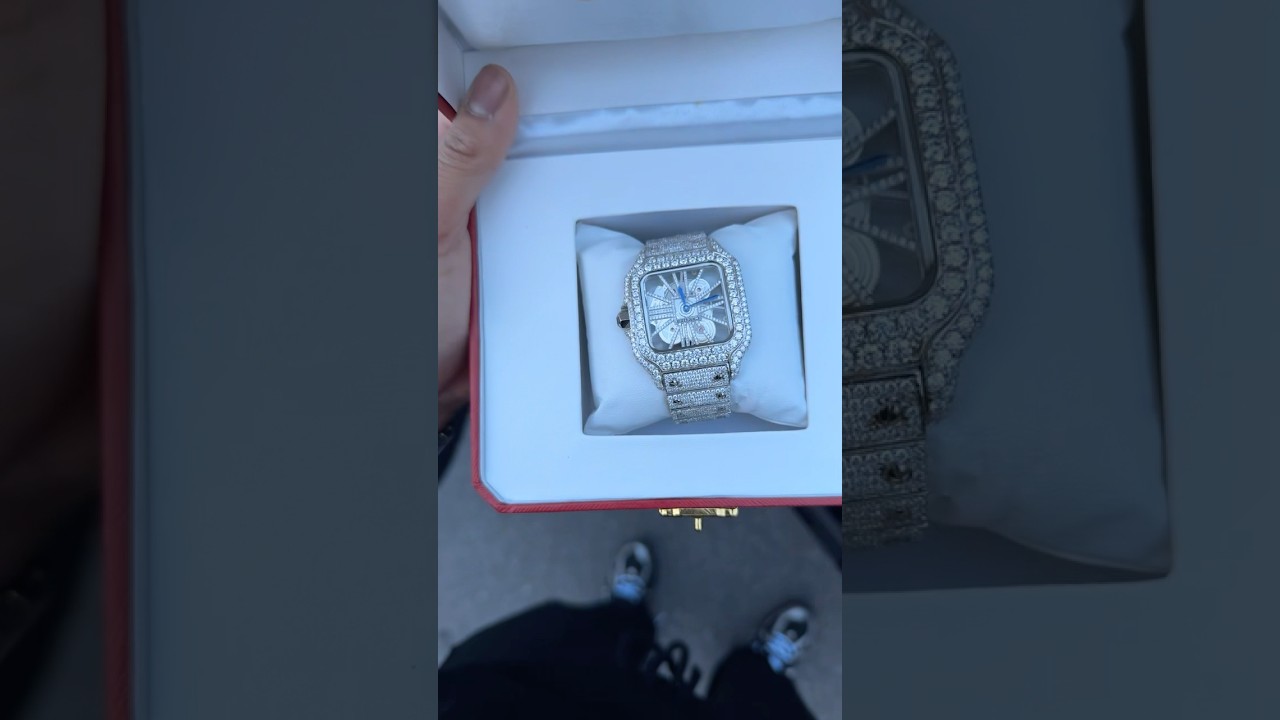 Moissanite Cartier skeleton 36mm 1500$ free shipping (PA) 