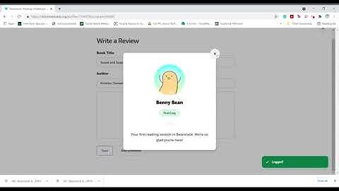 How to Log Books and Reviews on the Beanstack Website