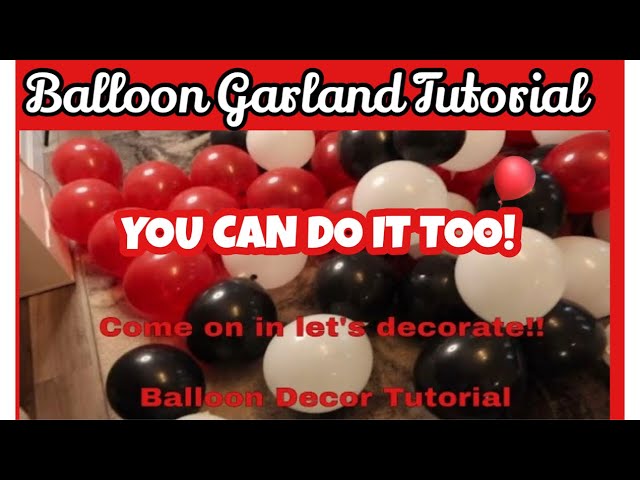 Red black white party themed decorating ideas 