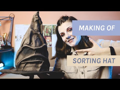 SORTING HAT making of DIY  | Zrób sobie Tiarę Przydziału! | Eng sub