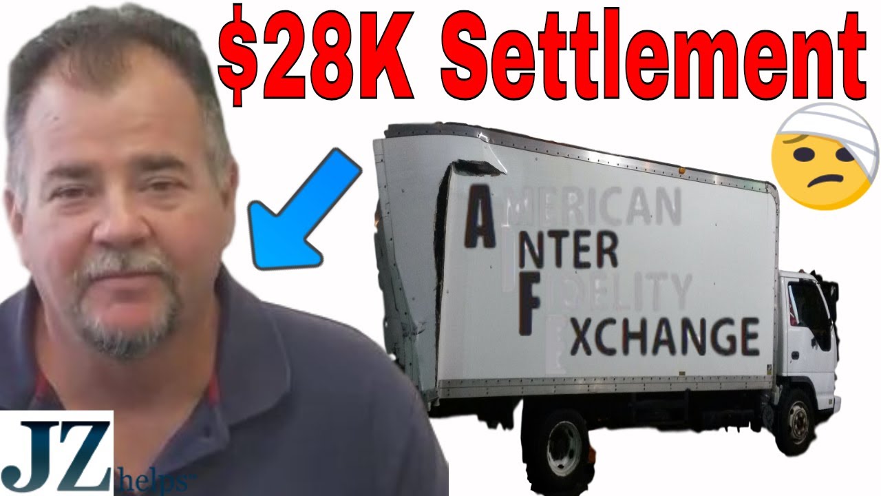 $28K Settlement: Bulging Discs, Neck and Knee Injury from Truck Accident