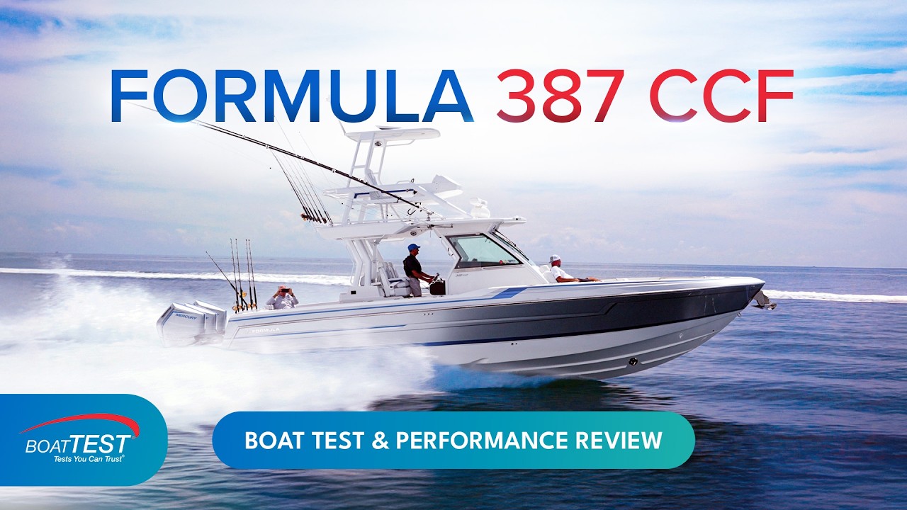 ⁣Formula 387 CCF (Upper Helm) Performance Test & Review: The Ultimate Luxury Center Console?