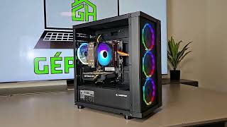 ÚJ GAMER PC Tower + NVIDIA RTX 5050 8GB / AMD RYZEN 7 / 16GB RAM / 256GB SSD + 500GB HDD