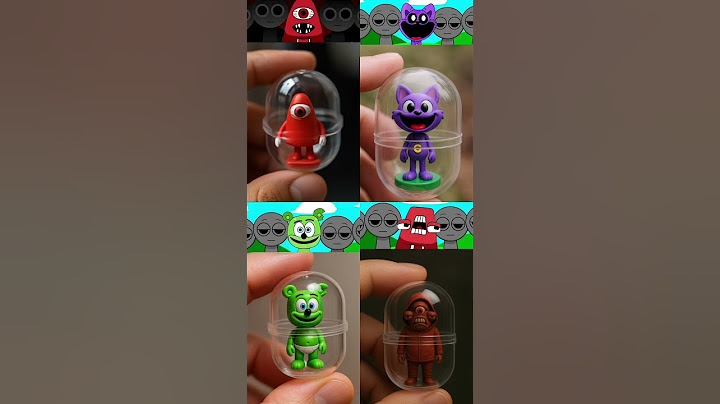 Sprunki Incredibox Gummy Bear Vs Catnap X Alphabet In Capsule #sprunki #incredibox
