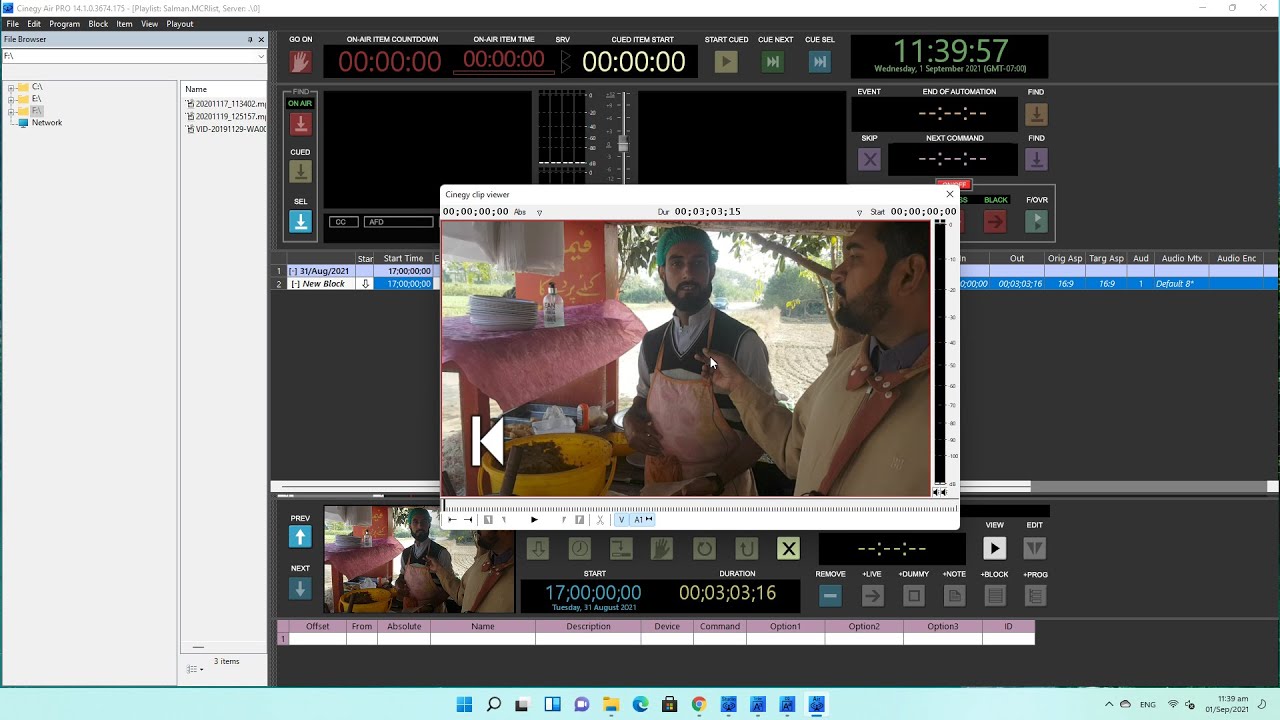CinegyAirPRO-14, 15 Cinegy Air PRO, Cinegy Studio PRO, Cinegy CG,Cinegy Titler By Playoutinfo More