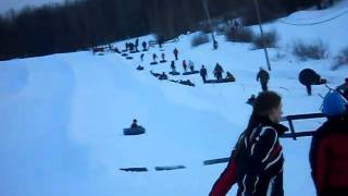 Nathan snow tubing